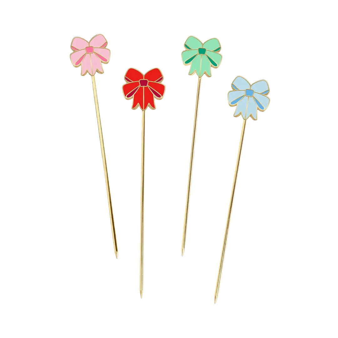 Octaevo Cocktail Picks - Coquette (Set of 4) 54Celsius Cocktail Picks Octaevo Cocktail Picks - Coquette (Set of 4) Bonjour Fete - Party Supplies