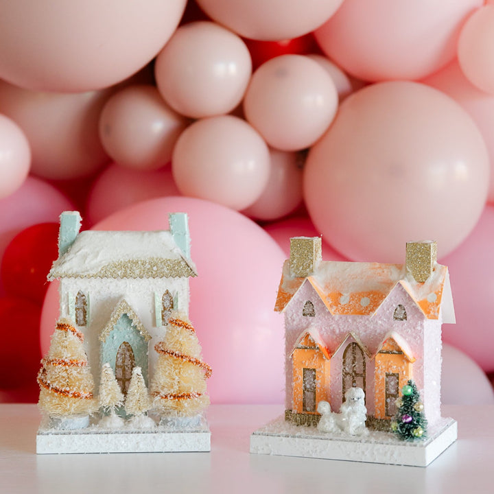 PETITE POODLE CHATEAU BY CODY FOSTER Cody Foster Co. Christmas House Bonjour Fete - Party Supplies