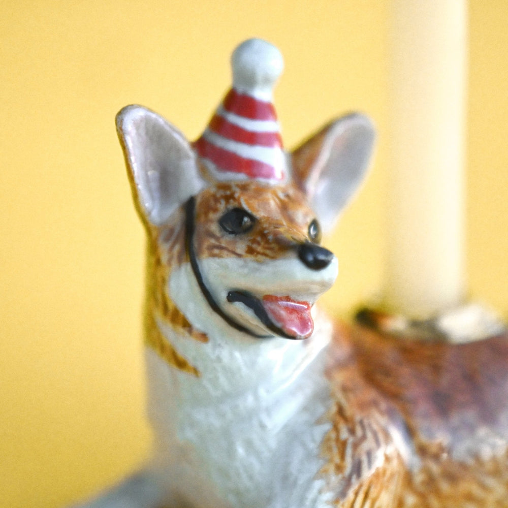 Corgi Cake Topper Camp Hollow Corgi Cake Topper Bonjour Fete - Party Supplies