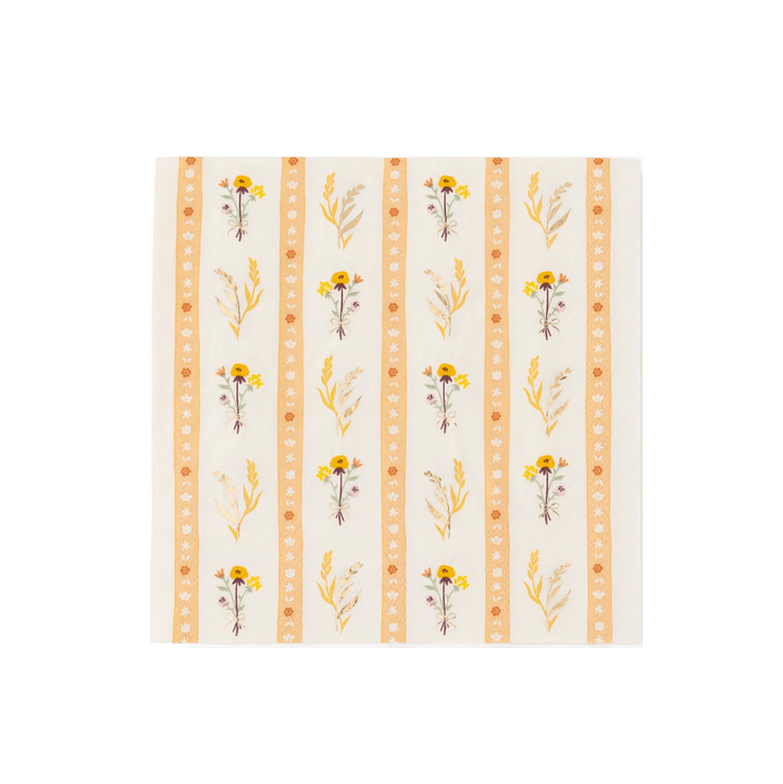 COZY FALL FLORAL PARTY KIT Bonjour Fête  Thanksgiving Party Supplies COZY FALL FLORAL PARTY KIT Bonjour Fete - Party Supplies