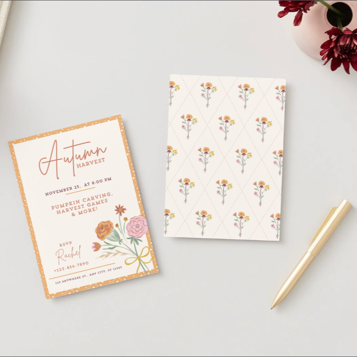 COZY FALL DIGITAL PARTY INVITATION DOWNLOAD Bonjour Fête COZY FALL DIGITAL PARTY INVITATION DOWNLOAD Bonjour Fete - Party Supplies