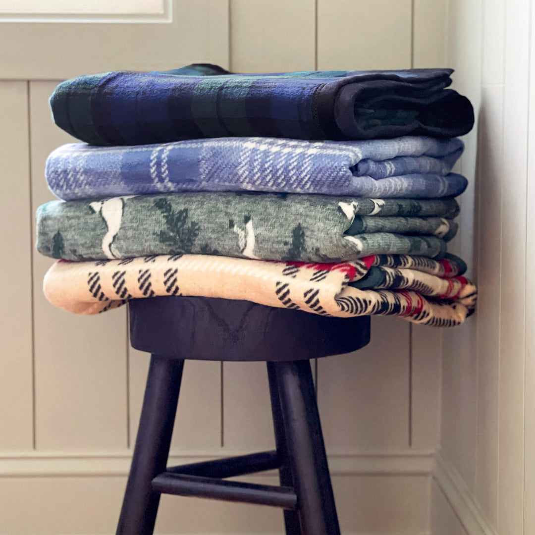 ChappyWrap x TFD Pumpkin Spice Plaid Dog Blanket