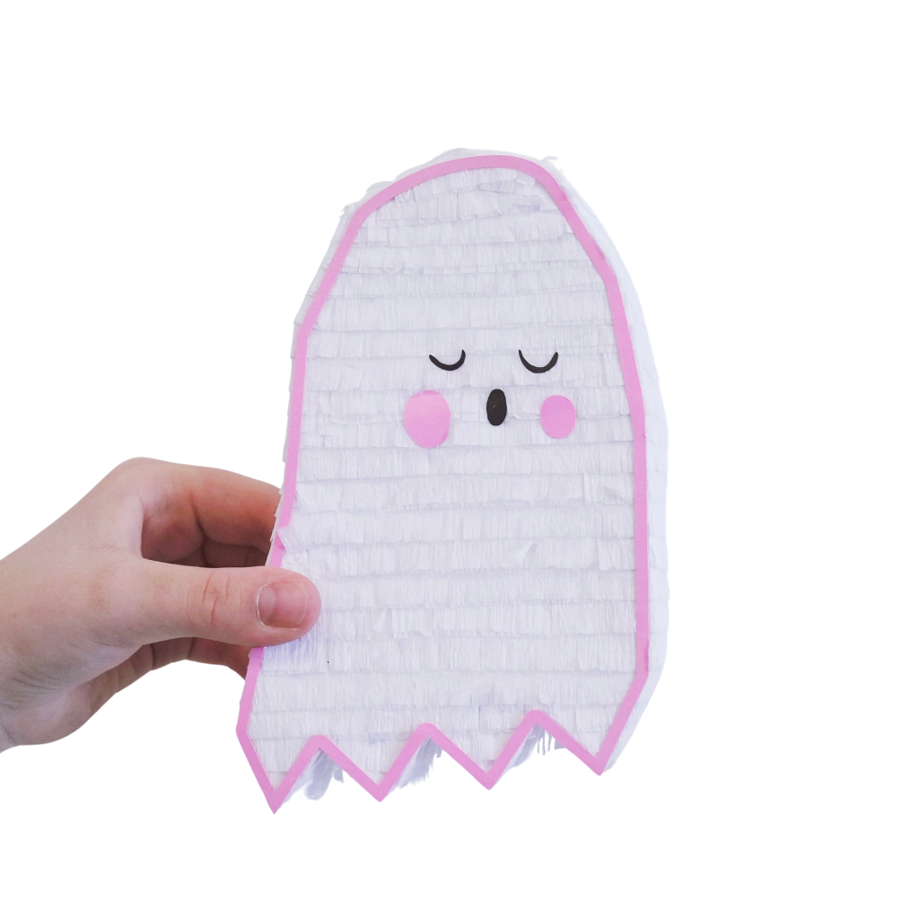 CUTE PINK GHOST HANDMADE PIÑATA Bonjour Fete Halloween Favors Bonjour Fete - Party Supplies