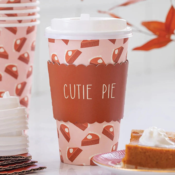 CUTIE PIE COFFEE CUPS My Mind's Eye Bonjour Fete - Party Supplies