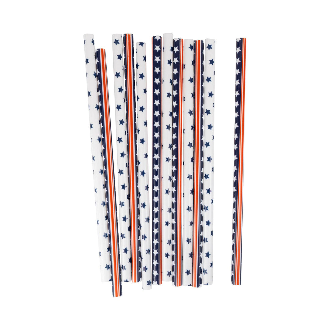 CLASSIC STARS REUSABLE STRAWS My Mind’s Eye Party Straws CLASSIC STARS REUSABLE STRAWS Bonjour Fete - Party Supplies
