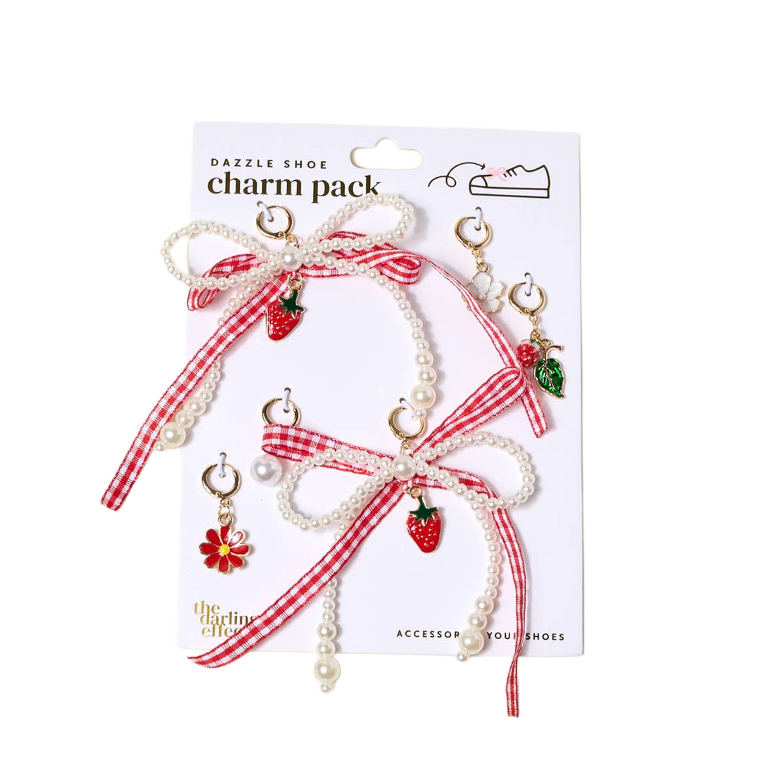 BERRY AND BOWS SHOE CHARM SET The Darling Effect Kid's Accessories & Costumes BERRY AND BOWS SHOE CHARM SET Bonjour Fete - Party Supplies