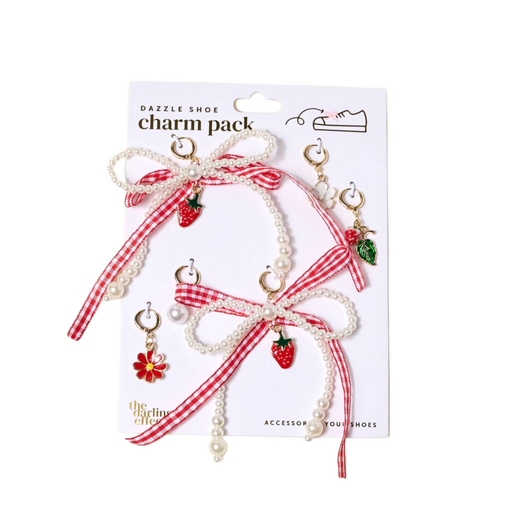 BERRY AND BOWS SHOE CHARM SET The Darling Effect Kid's Accessories & Costumes BERRY AND BOWS SHOE CHARM SET Bonjour Fete - Party Supplies