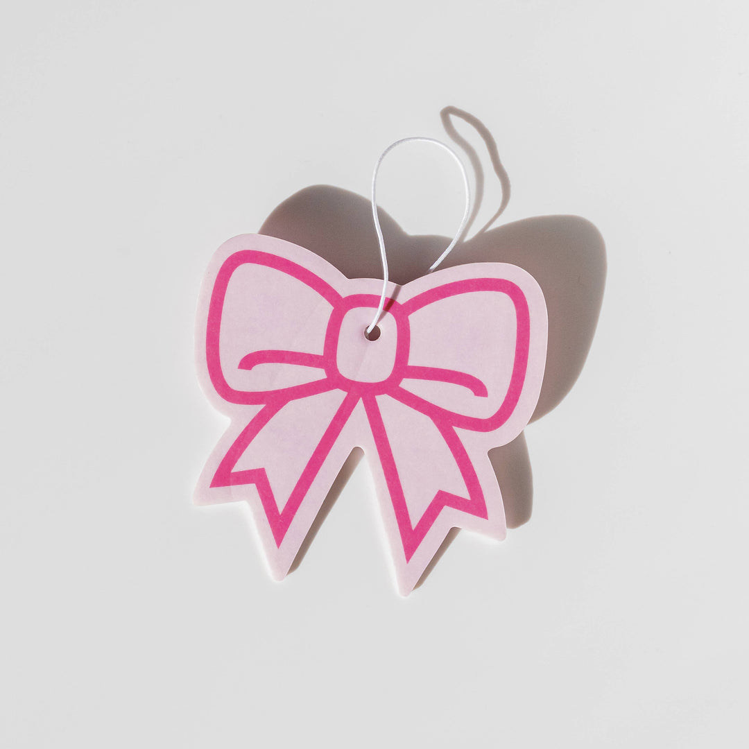 Bow Perfume Girly Scent Air Freshener Charm Candier Bow Perfume Girly Scent Air Freshener Charm Bonjour Fete - Party Supplies