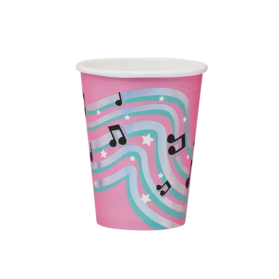 MUSIC NOTE CUPS Hootyballoo by Club Green Cups Bonjour Fete - Party Supplies