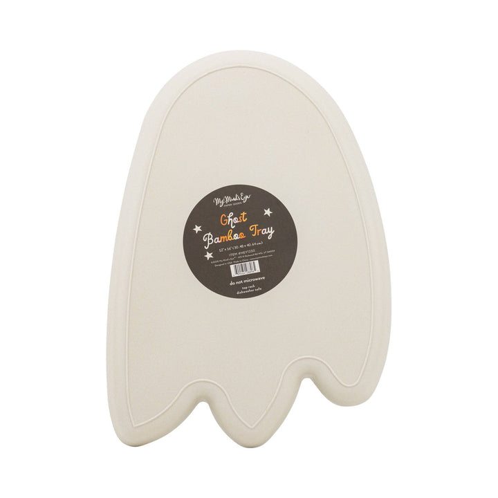 HEY1230 - Ghost Shaped Bamboo Tray My Mind’s Eye HEY1230 - Ghost Shaped Bamboo Tray Bonjour Fete - Party Supplies