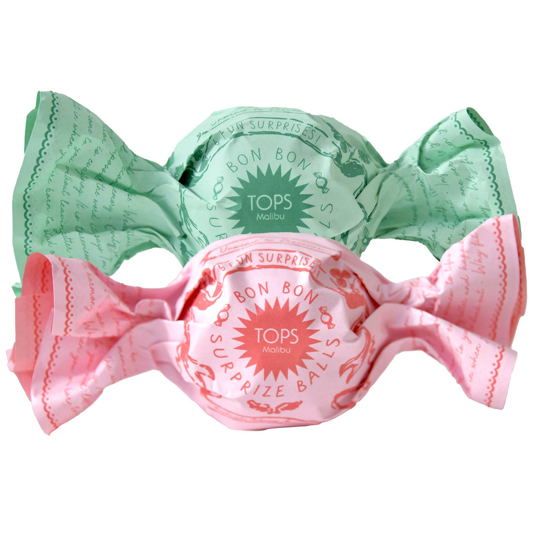 Mini Surprise Ball - Christmas - Bon Bon Treat - Asst Colors TOPS Malibu Mini Surprise Ball - Christmas - Bon Bon Treat - Asst Colors Bonjour Fete - Party Supplies
