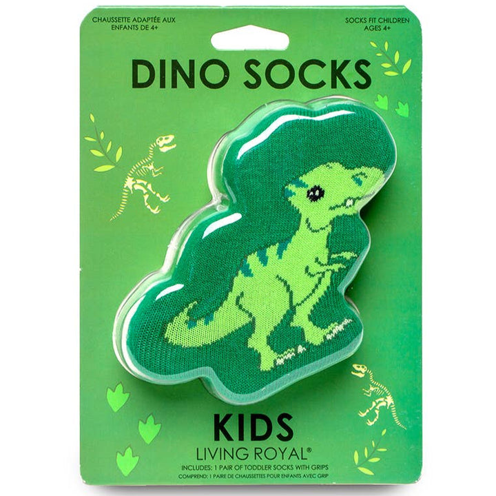 3D Packaged Crew Socks - Kids - Dinosaur - "Rawr" - Green Living Royal 3D Packaged Crew Socks - Kids - Dinosaur - "Rawr" - Green Bonjour Fete - Party Supplies