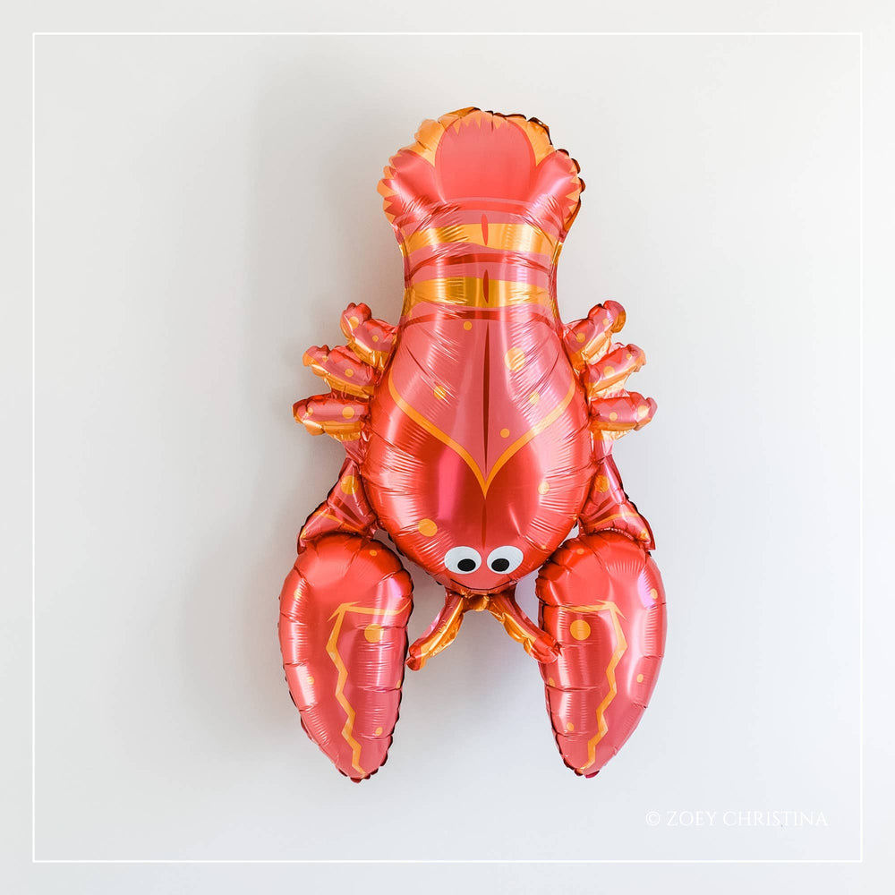Jumbo Lobster/Crawfish Foil Balloon Zoey Christina Jumbo Lobster/Crawfish Foil Balloon Bonjour Fete - Party Supplies