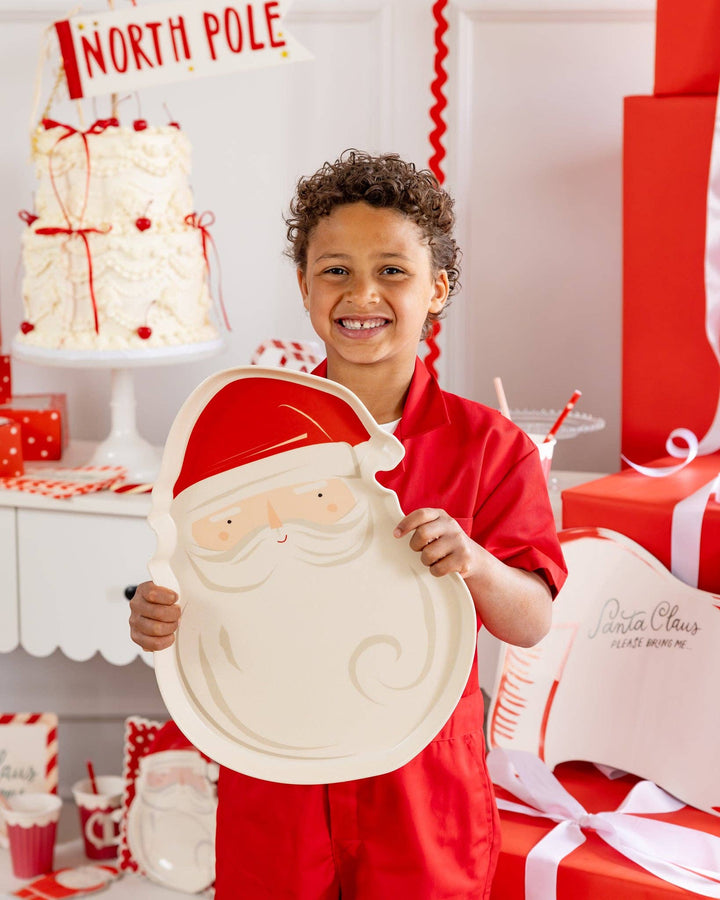 BEC1230 - Santa Bamboo Tray My Mind’s Eye BEC1230 - Santa Bamboo Tray Bonjour Fete - Party Supplies