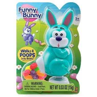 Funny Bunny Windup Walk & Poop Jelly Bean Dispenser, 8ct Grandpa Joe's Candy Shop Funny Bunny Windup Walk & Poop Jelly Bean Dispenser, 8ct Bonjour Fete - Party Supplies