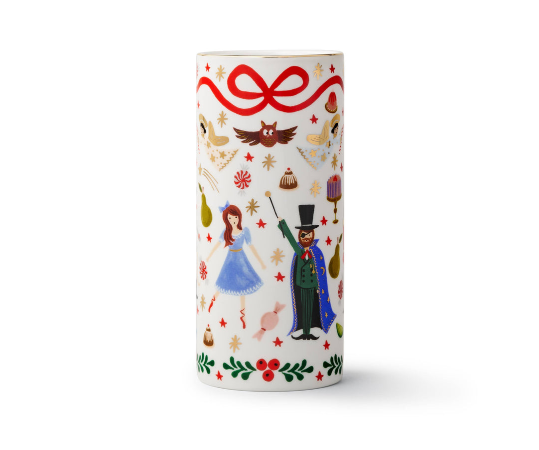 Nutcracker Porcelain Vase Rifle Paper Co. Nutcracker Porcelain Vase Bonjour Fete - Party Supplies