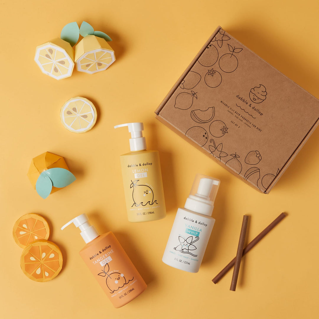 Dabble & Dollop Citrus Kiss Bath Bundle Dabble & Dollop Bundles Dabble & Dollop Citrus Kiss Bath Bundle Bonjour Fete - Party Supplies