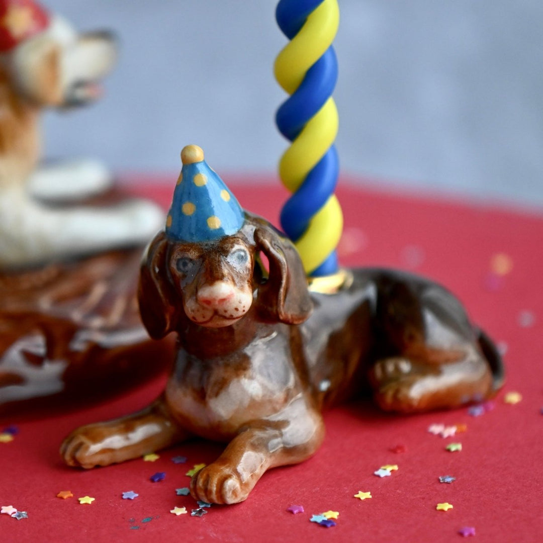 Dachshund Cake Topper Camp Hollow Cake Topper Dachshund Cake Topper Bonjour Fete - Party Supplies
