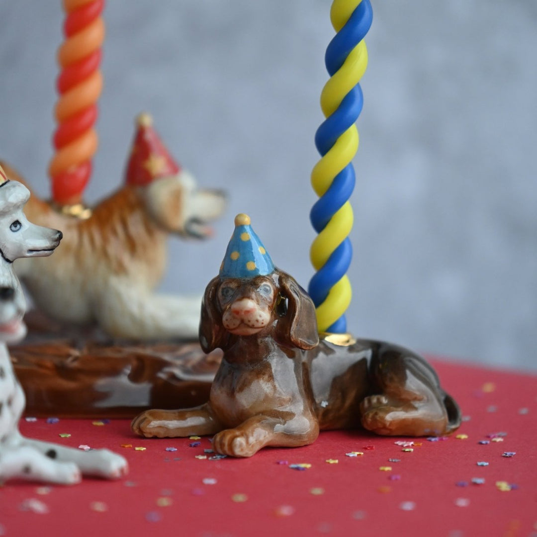 Dachshund Cake Topper Camp Hollow Cake Topper Dachshund Cake Topper Bonjour Fete - Party Supplies