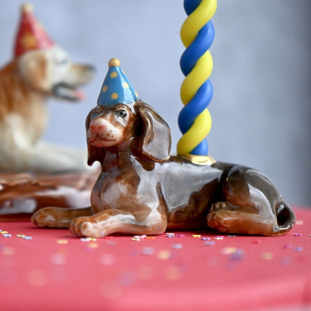 Dachshund Cake Topper Camp Hollow Cake Topper Dachshund Cake Topper Bonjour Fete - Party Supplies