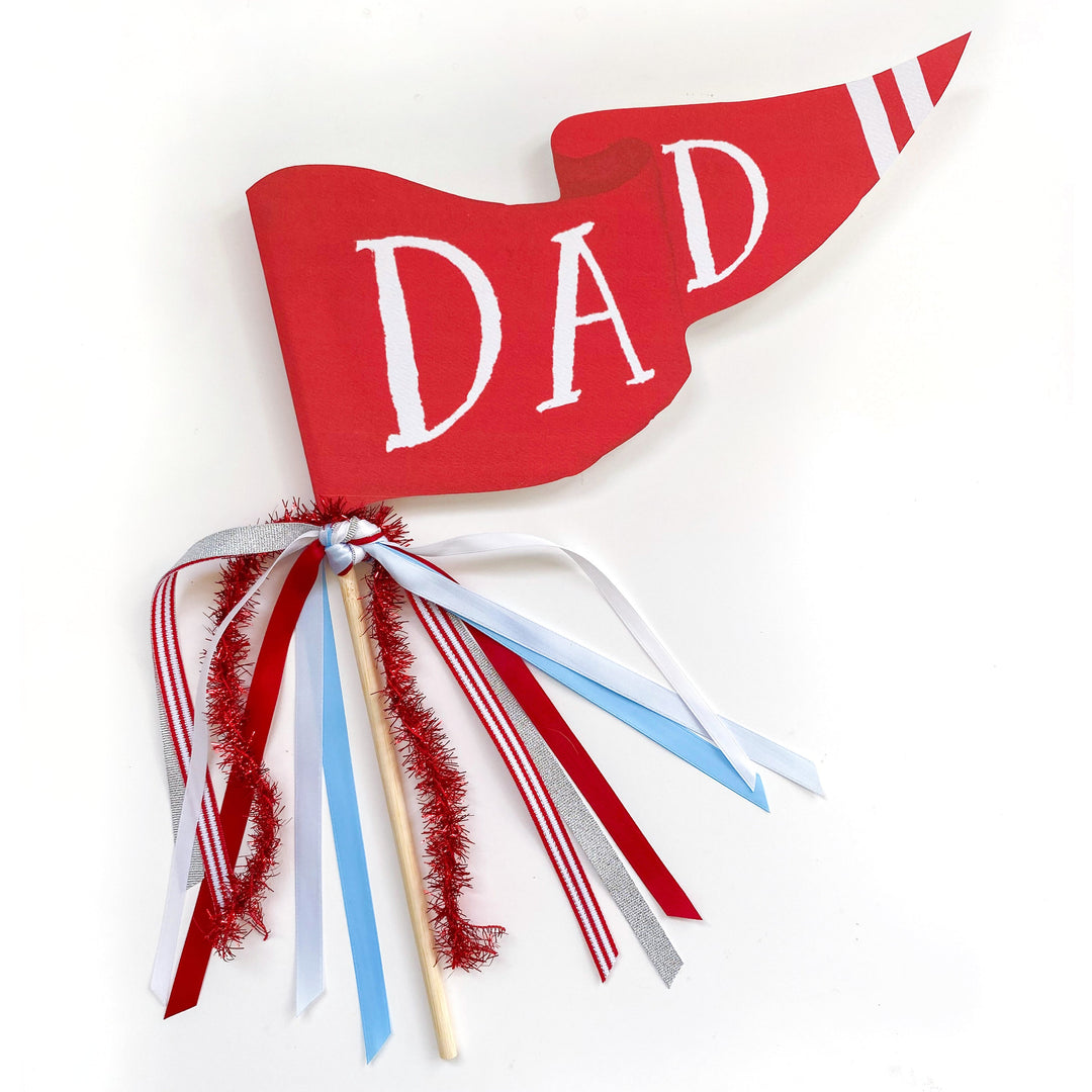 Dad Party Pennant Cami Monet Party Pennants Dad Party Pennant Bonjour Fete - Party Supplies