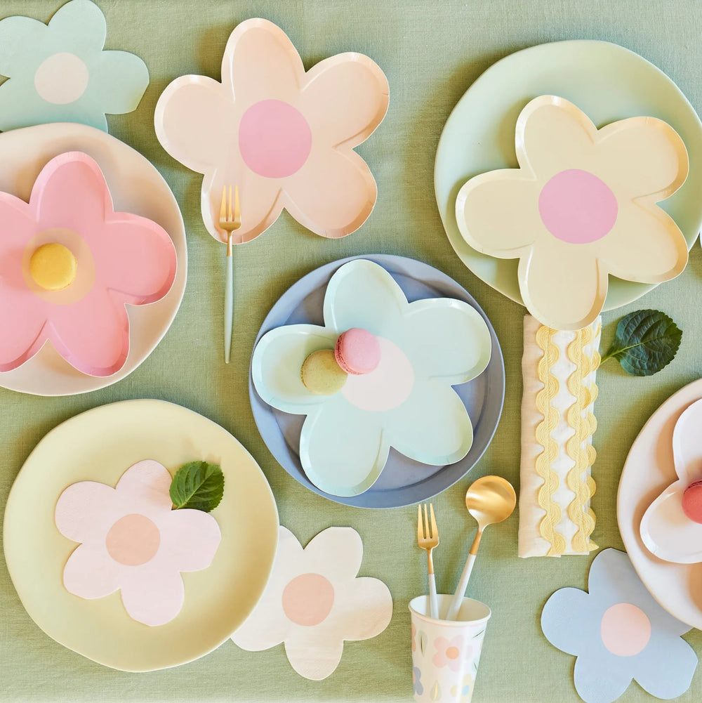 Daisy Shaped Napkins Bonjour Fete Party Supplies Easter Party Supplies