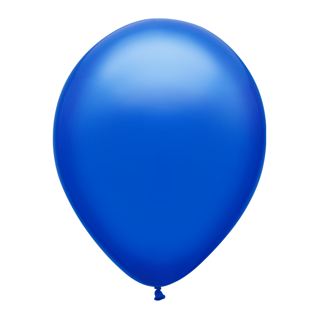 DARK BLUE LATEX BALLOON Qualatex Balloons Bonjour Fete - Party Supplies