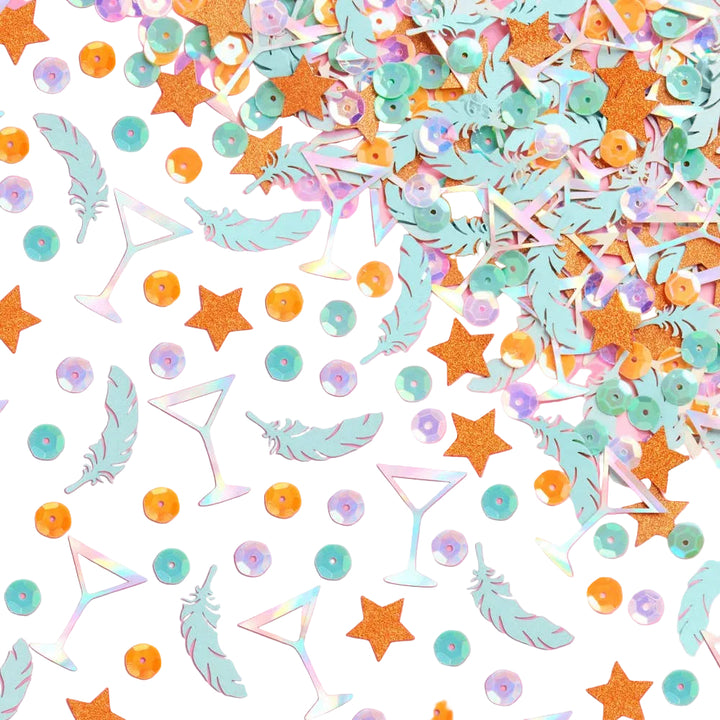 Showgirl Confetti | Martini Party Decorations Bachelorette xo, Fetti Showgirl Confetti | Martini Party Decorations Bachelorette Bonjour Fete - Party Supplies