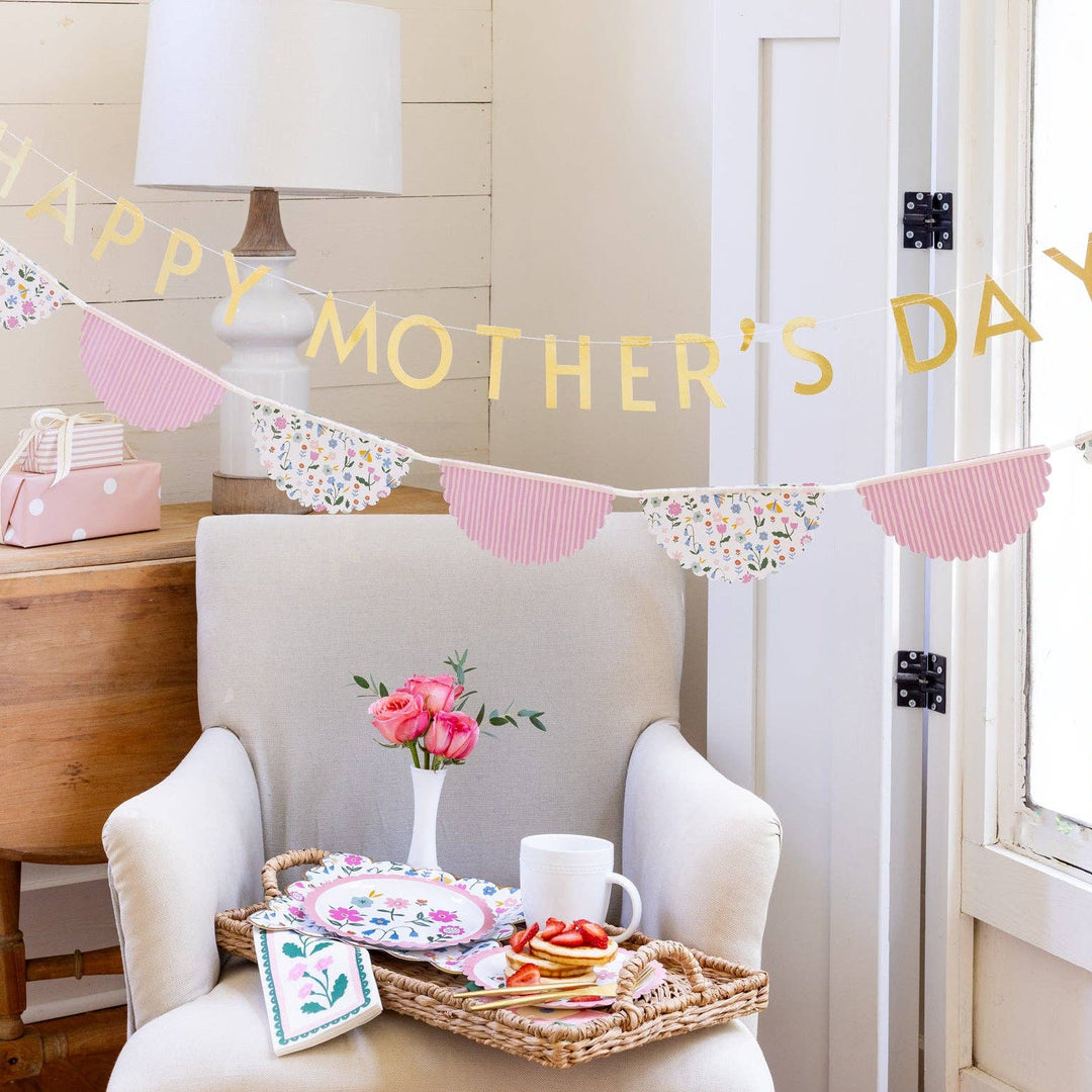 FLR1202 - Happy Mother's Day Banner Set My Mind’s Eye FLR1202 - Happy Mother's Day Banner Set Bonjour Fete - Party Supplies
