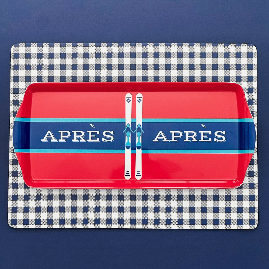 Aprés Ski Melamine Serving Tray for Appetizers & Desserts Sprinkles & Confetti Party Supplies Aprés Ski Melamine Serving Tray for Appetizers & Desserts Bonjour Fete - Party Supplies