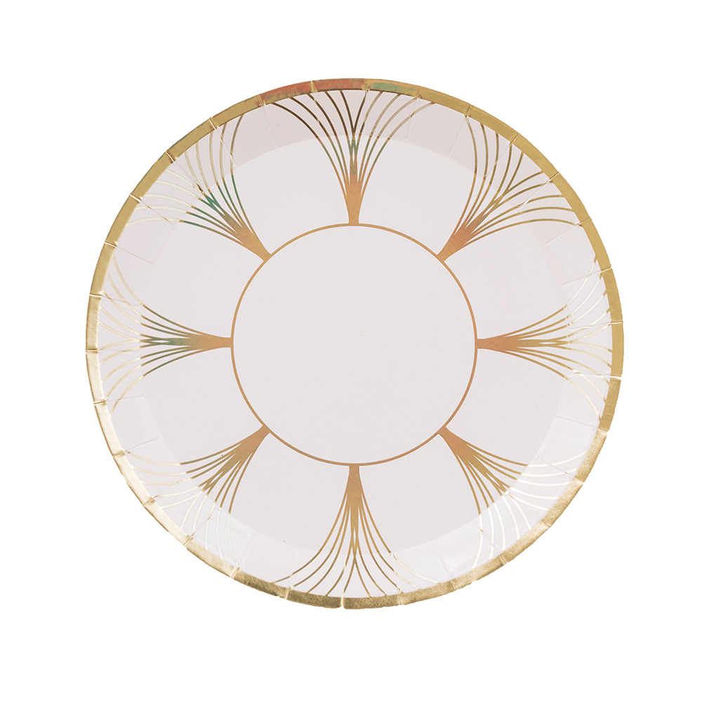 The Gatz Dessert Plates - 8 Pk. Jollity & Co. + Daydream Society The Gatz Dessert Plates - 8 Pk. Bonjour Fete - Party Supplies