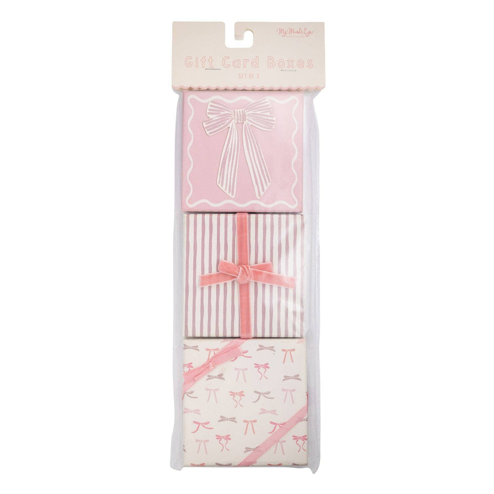PLGC116 - Pink Bows Gift Card Boxes My Mind’s Eye PLGC116 - Pink Bows Gift Card Boxes Bonjour Fete - Party Supplies