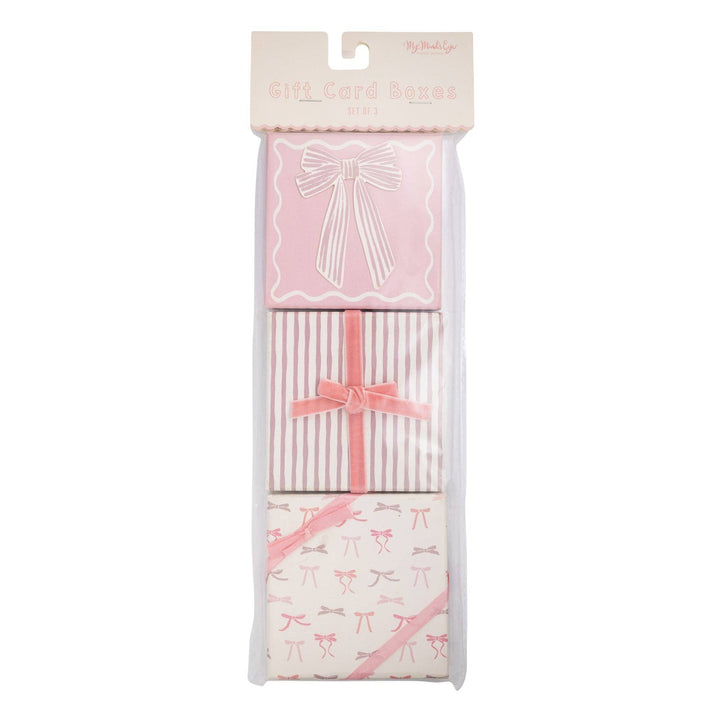 PLGC116 - Pink Bows Gift Card Boxes My Mind’s Eye PLGC116 - Pink Bows Gift Card Boxes Bonjour Fete - Party Supplies
