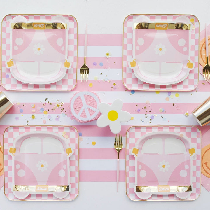 HARRY POTTER X BONJOUR FÊTE HONEYDUKES LARGE CHECKER PLATES Bonjour Fete Plates HARRY POTTER X BONJOUR FÊTE HONEYDUKES LARGE CHECKER PLATES Bonjour Fete - Party Supplies