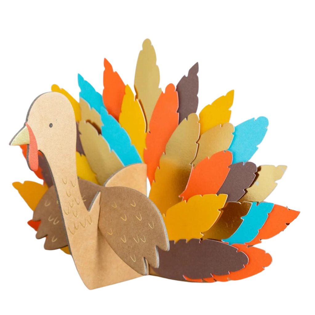 DIY THANKSGIVING TURKEY KIT My Mind's Eye Bonjour Fete - Party Supplies