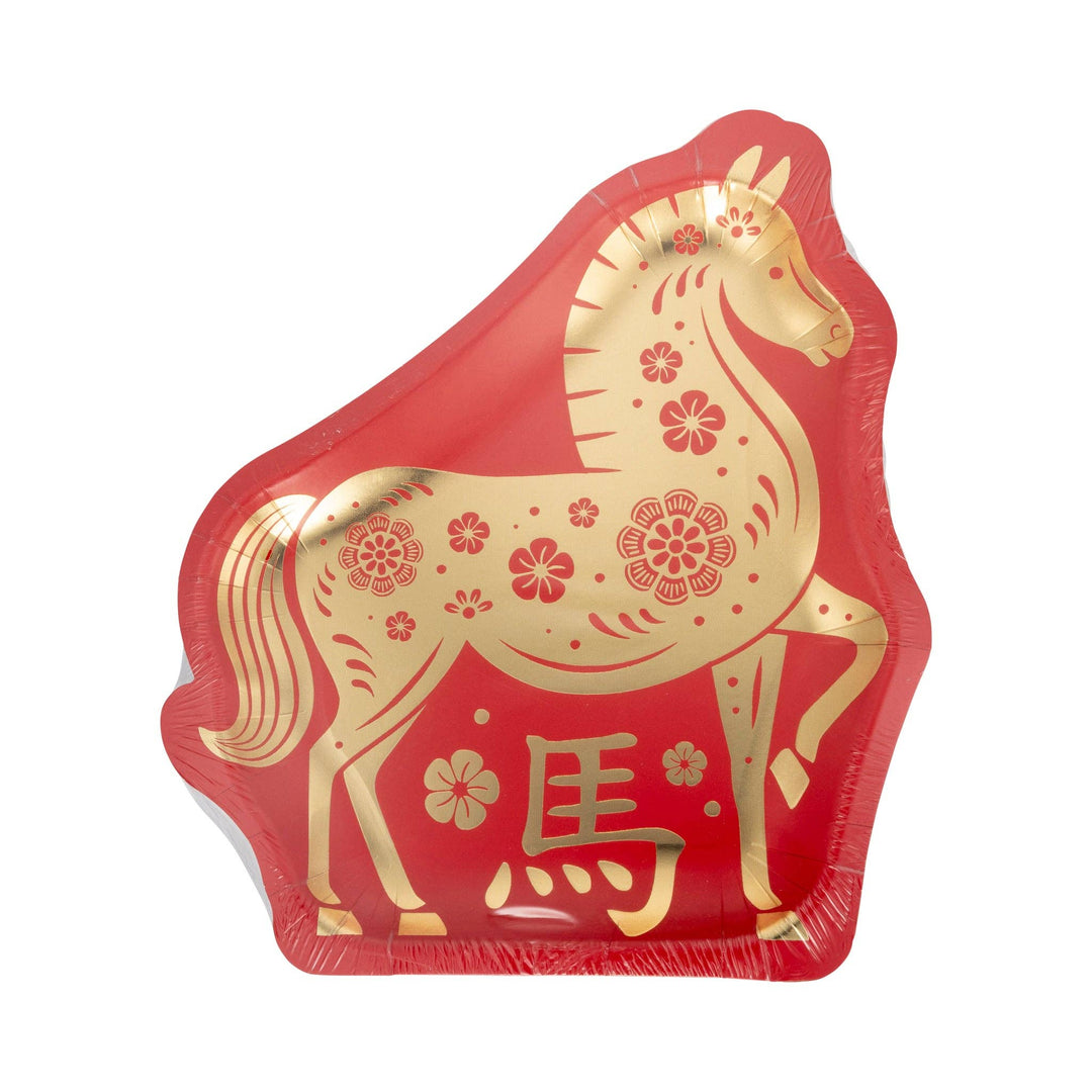 PLNY263 - Horse Shaped Plate (8 ct) My Mind’s Eye PLNY263 - Horse Shaped Plate (8 ct) Bonjour Fete - Party Supplies