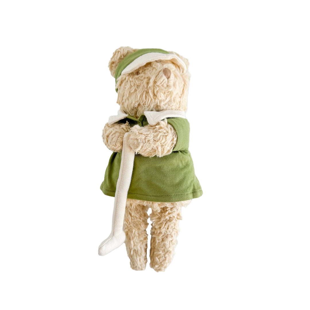 Plush Golf Bear Doll Stuffed Toy Baby Kids Organic Teddy The Blueberry Hill Plush Golf Bear Doll Stuffed Toy Baby Kids Organic Teddy Bonjour Fete - Party Supplies