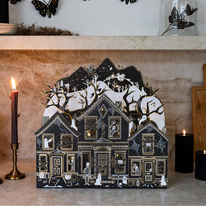 Haunted House Halloween Village Decoration