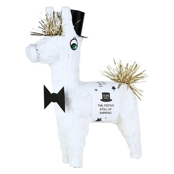 Reusable 8" Tabletop Piñata - Top Hat Party Pony TOPS Malibu Bonjour Fete - Party Supplies