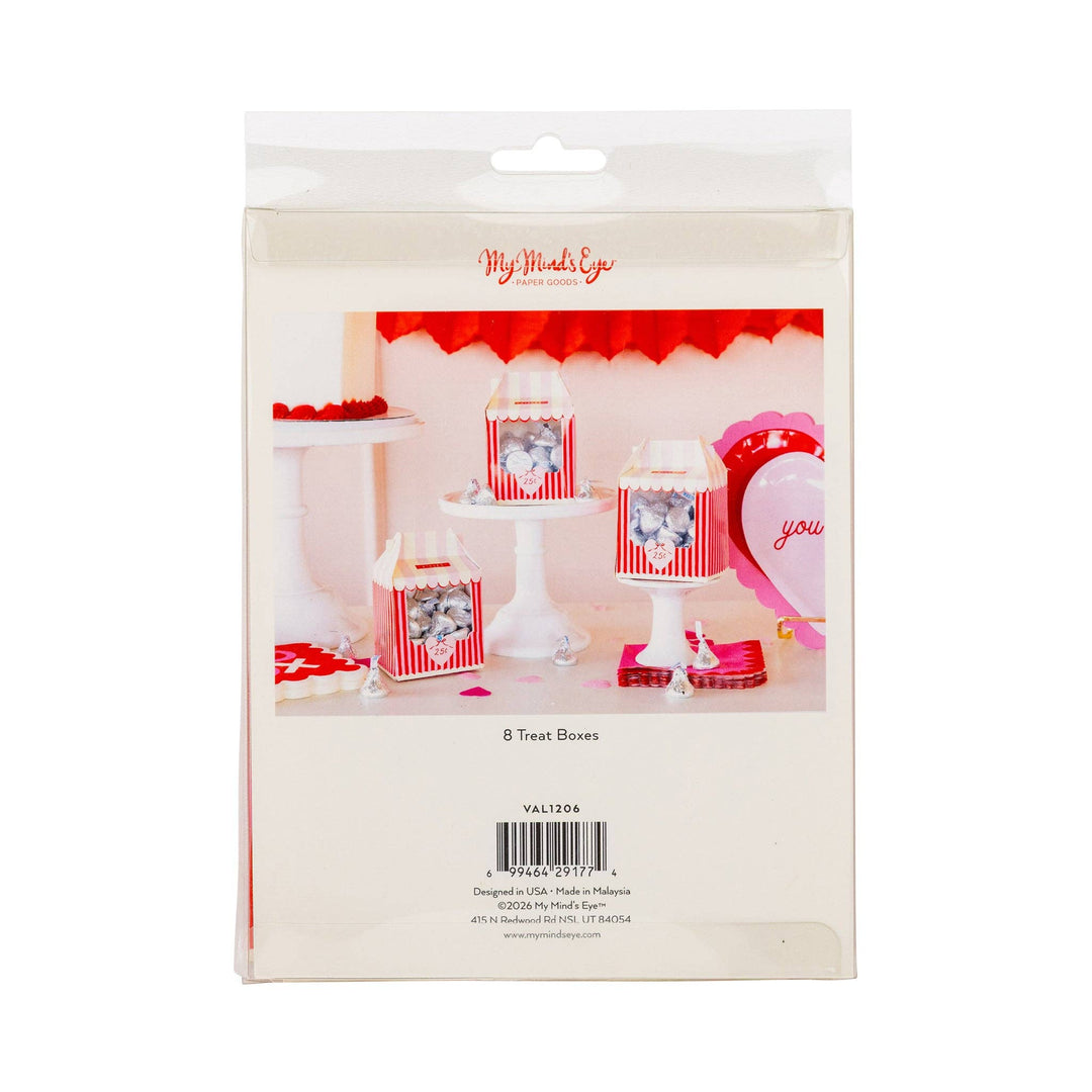 VAL1206 - Kissing Booth Treat Boxes My Mind’s Eye VAL1206 - Kissing Booth Treat Boxes Bonjour Fete - Party Supplies