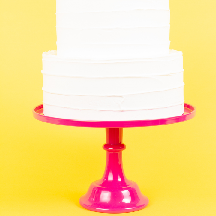 Hot Pink Melamine Cake Stand | Cupcake Stand Sprinkles & Confetti Party Supplies Hot Pink Melamine Cake Stand | Cupcake Stand Bonjour Fete - Party Supplies