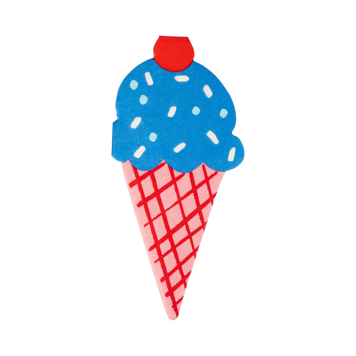SMT1137 - Ice Cream Shaped Dinner Napkin My Mind’s Eye SMT1137 - Ice Cream Shaped Dinner Napkin Bonjour Fete - Party Supplies