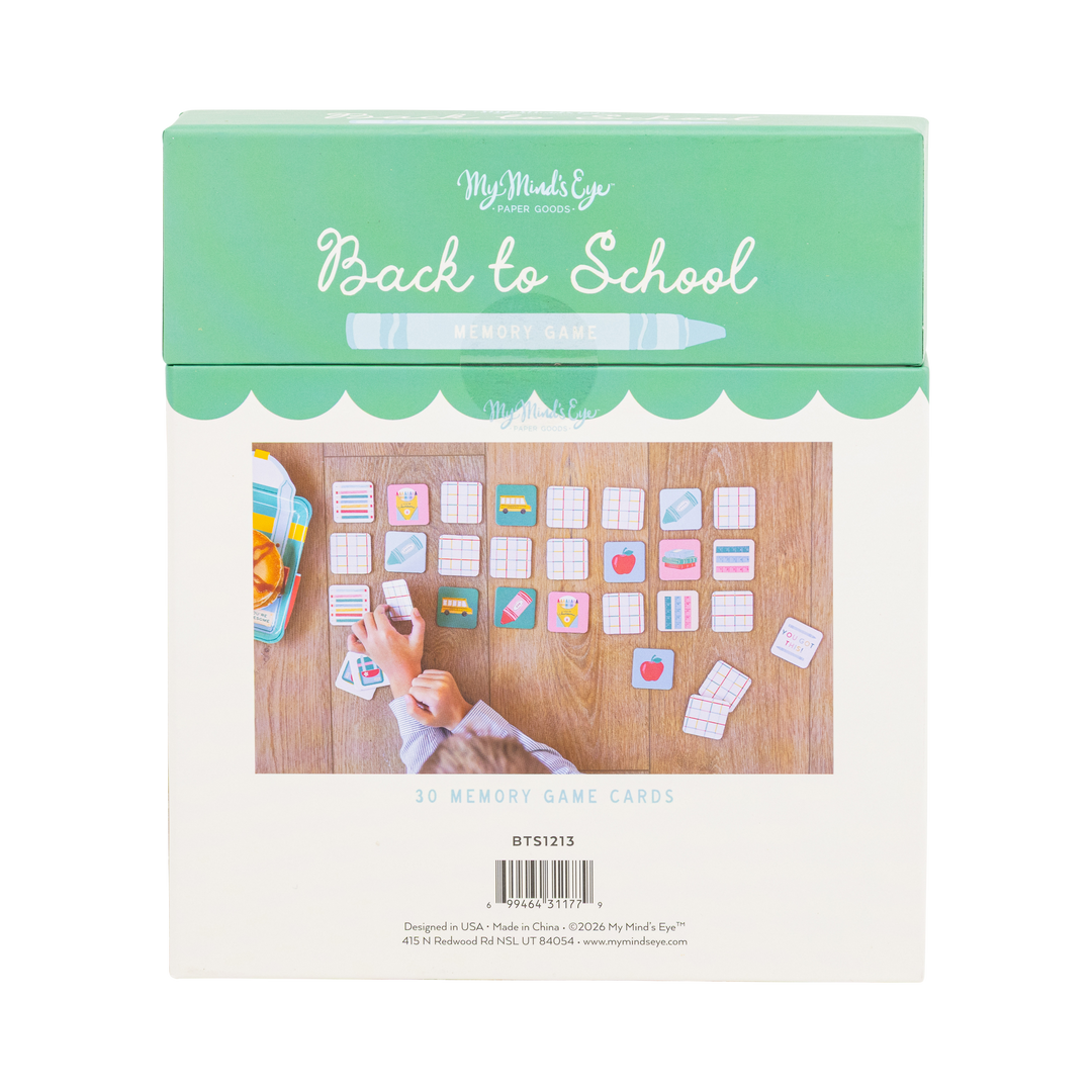 Back to School Matching Game