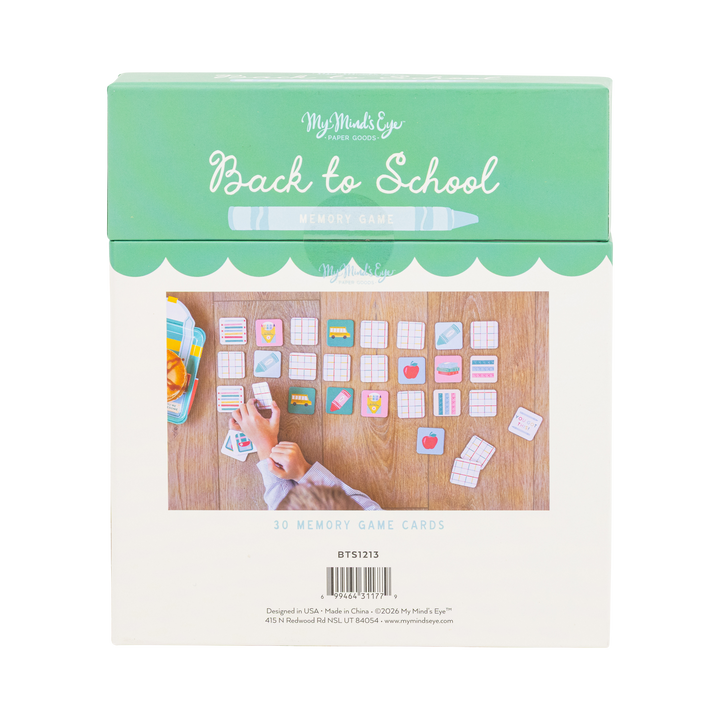 Back to School Matching Game