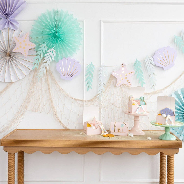 Seashell Jumbo Banner Bonjour Fete Party Supplies Under The Sea