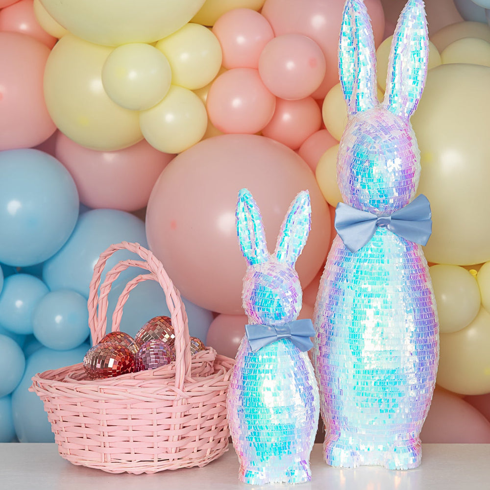 IRIDESCENT BUNNY DECORATION One Hundred 80 Degrees Easter Home IRIDESCENT BUNNY DECORATION Bonjour Fete - Party Supplies