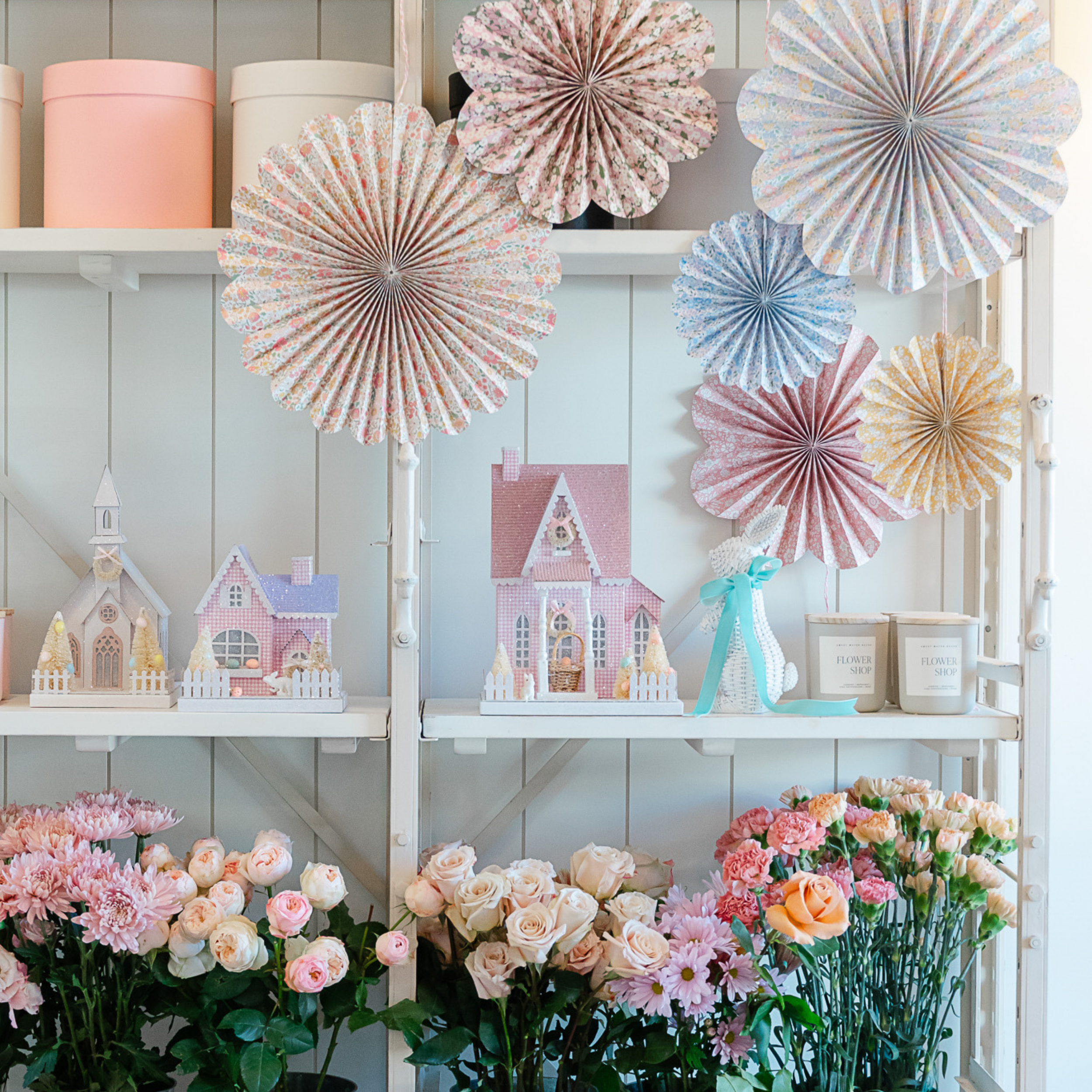 Meri Meri x Liberty Paper Pinwheel Decorations - Thumbnail 5