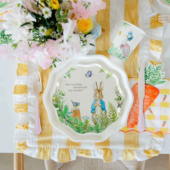 PETER RABBIT IN THE GARDEN CUPS Meri Meri Cups PETER RABBIT IN THE GARDEN CUPS Bonjour Fete - Party Supplies