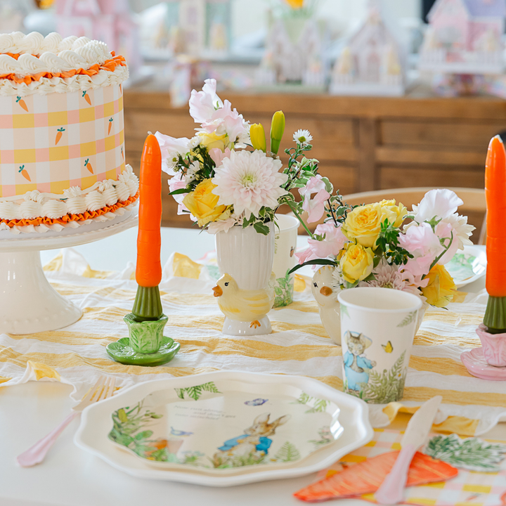 EASTER TAPER CANDLES Mud Pie Easter Home EASTER TAPER CANDLES Bonjour Fete - Party Supplies
