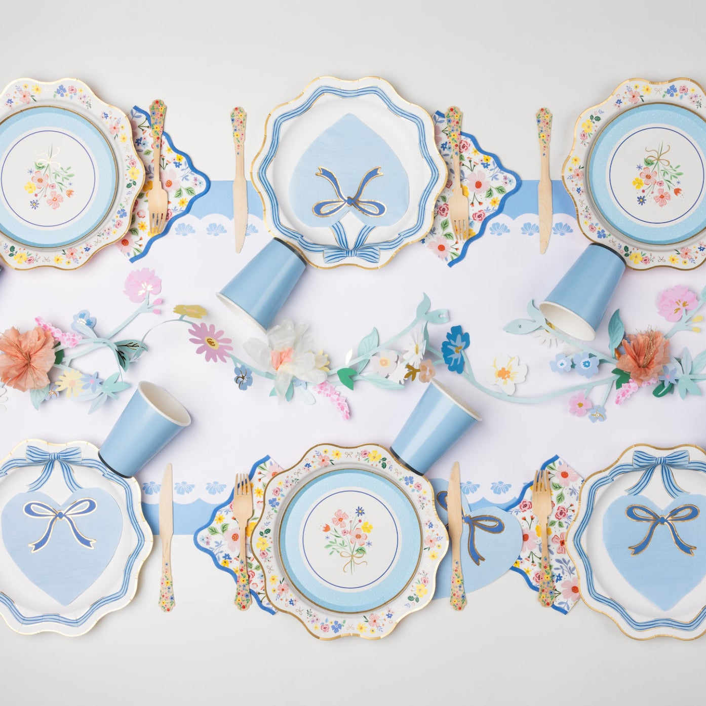 Bonjour Fête Bow Heart Napkins - Thumbnail 3